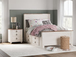 Willowton Full Panel Bed with 2 Storage Drawers