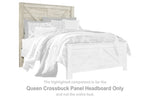 Cabecero con paneles cruzados Bellaby Queen