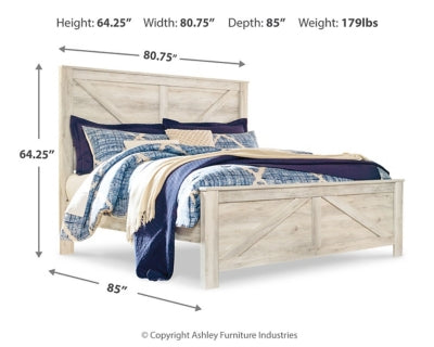 Cama con paneles Bellaby King Crossbuck