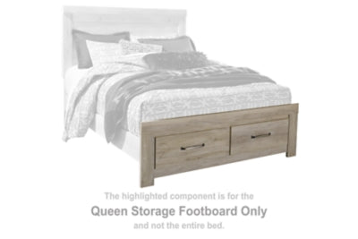 Pie de cama con almacenamiento Bellaby Queen