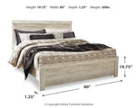 Pie de cama con panel Bellaby King