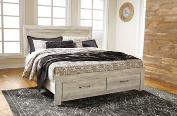 Pie de cama con almacenamiento Bellaby King