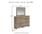 Gachester Dresser and Mirror