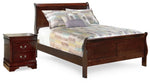 Cama trineo y mesita de noche Alisdair