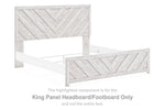 Cabecera/pie de cama con panel King Cayboni
