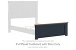 Estribo de cama Landocken de panel completo con listones