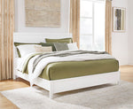 Cabecera/pie de cama con paneles y listones Binterglen King/California King