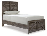 Cama con paneles Wynnlow Twin Crossbuck