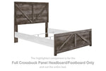 Wynnlow Full Crossbuck Panel Headboard/Footboard
