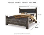 Wynnlow King Poster Bed