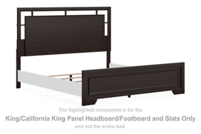 Cabecera/pie de cama y listones Covetown King/California King