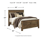 Cama Queen con paneles Trinell