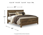 Cama Trinell King con paneles