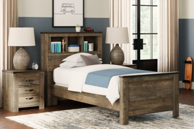Cama con librería individual Trinell
