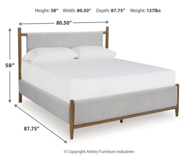 Cama tapizada Lyncott King