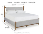 Cama tapizada Lyncott King