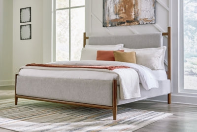 Cama tapizada Lyncott King