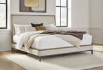 Tomtyn Queen Upholstered Footboard/Rails/Roll Slats