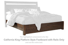 Estribo de plataforma estilo California King de Starmore con rieles