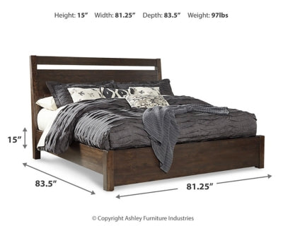 Starmore California King Platform Style Footboard with Rails