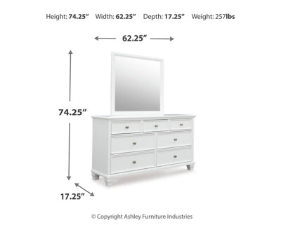 Fortman Dresser and Mirror