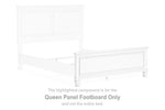 Pie de cama con panel Fortman Queen