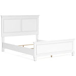 Pie de cama con panel Fortman Queen