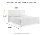 Cama con paneles Fortman California King