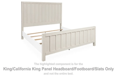 Cabecera/pie de cama/listones Shaybrock King/California King