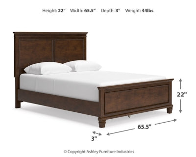 Estribo de cama con panel Queen de Danabrin