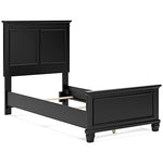 Pie de cama de doble panel Lanolee