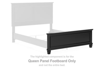 Pie de cama con panel Queen de Lanolee