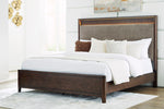 Pie de cama con paneles Korestone King y rieles