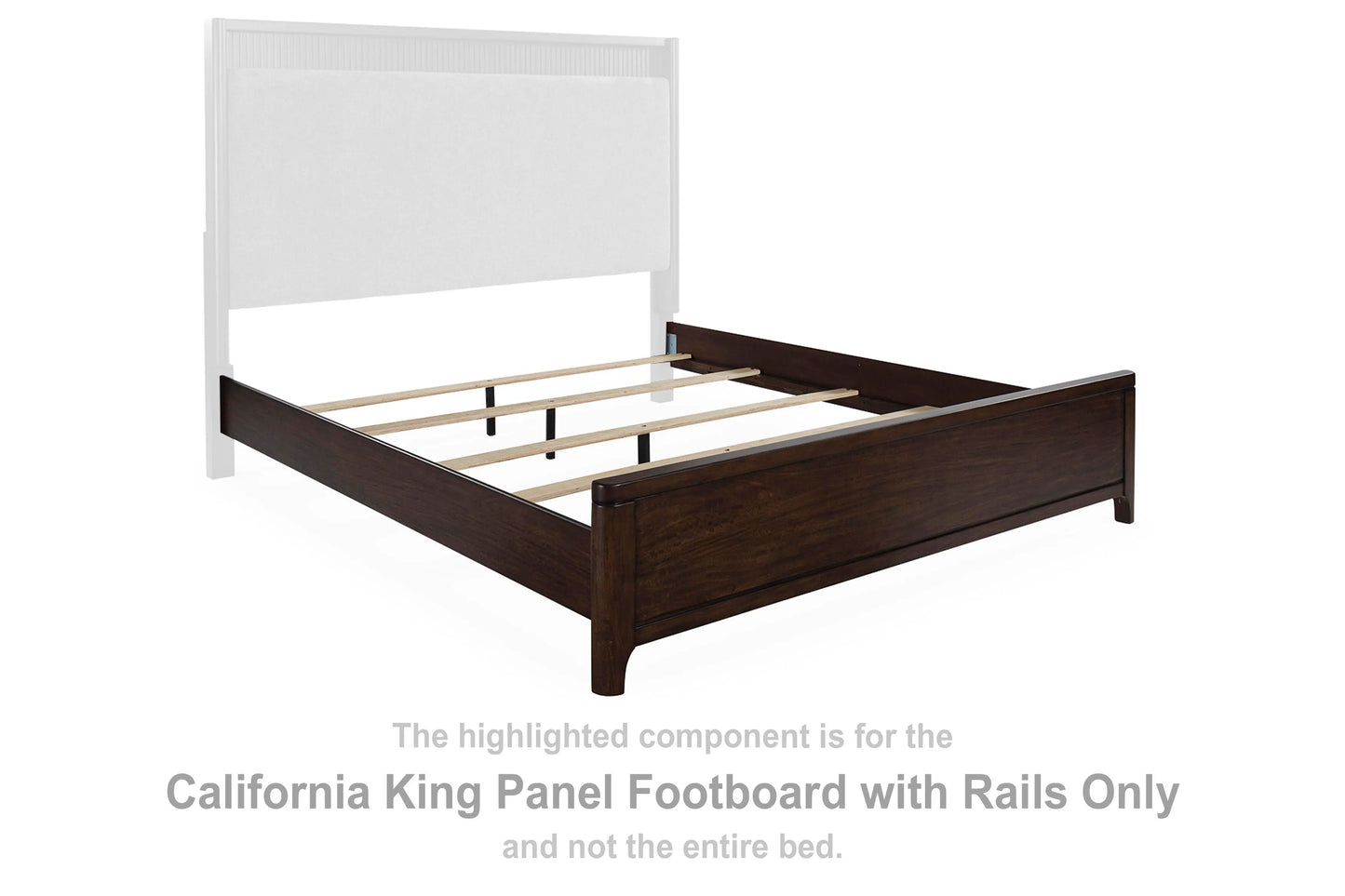 Korestone California King Panel Footboard with Rails