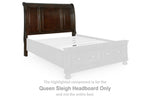 Cabecero de cama tipo trineo Porter Queen