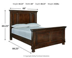 Cama Queen Porter con paneles