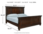 Cama Porter California King con paneles