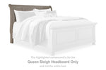 Cabecero de cama Lettner Queen Sleigh