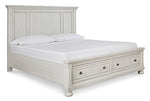 Pie de cama con almacenamiento Robbinsdale King/California King