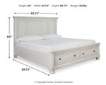 Robbinsdale King Panel Storage Bed