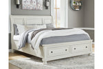 Cama tipo trineo Robbinsdale California King con espacio de almacenamiento