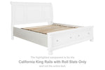 Rieles Robbinsdale California King con listones enrollables