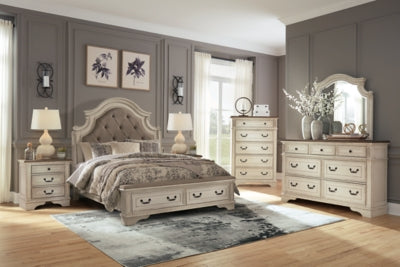 Realyn Queen Upholstered Storage Bed