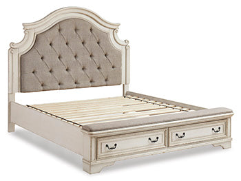 Pie de cama tapizado para banco Realyn King/California King