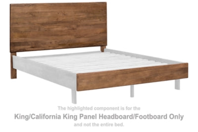 Cabecera/pie de cama con paneles Isanti King/California King