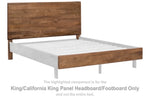 Cabecera/pie de cama con paneles Isanti King/California King