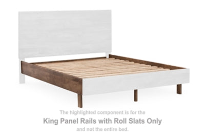 Rieles de panel Isanti King con listones enrollables