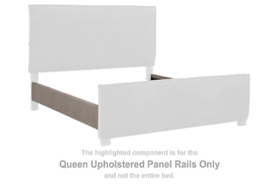 Rieles de panel tapizados Krystanza Queen