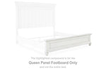 Estribo de cama con panel Kanwyn Queen