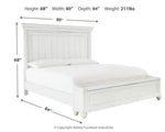 Kanwyn King Panel Bed with Storage Bench